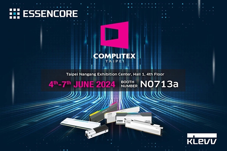 科赋宣布参加 2024 台北电脑展,带来 10000+ MT/s 超高速 DDR5 内存